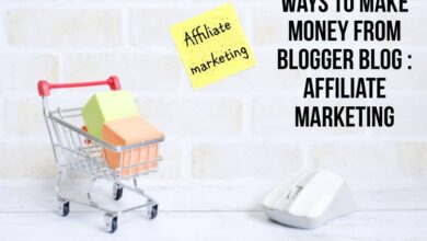 Ways to make money from Blogger blog : Affiliate marketing